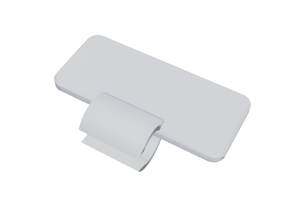 Snap-on cable marker 3D model