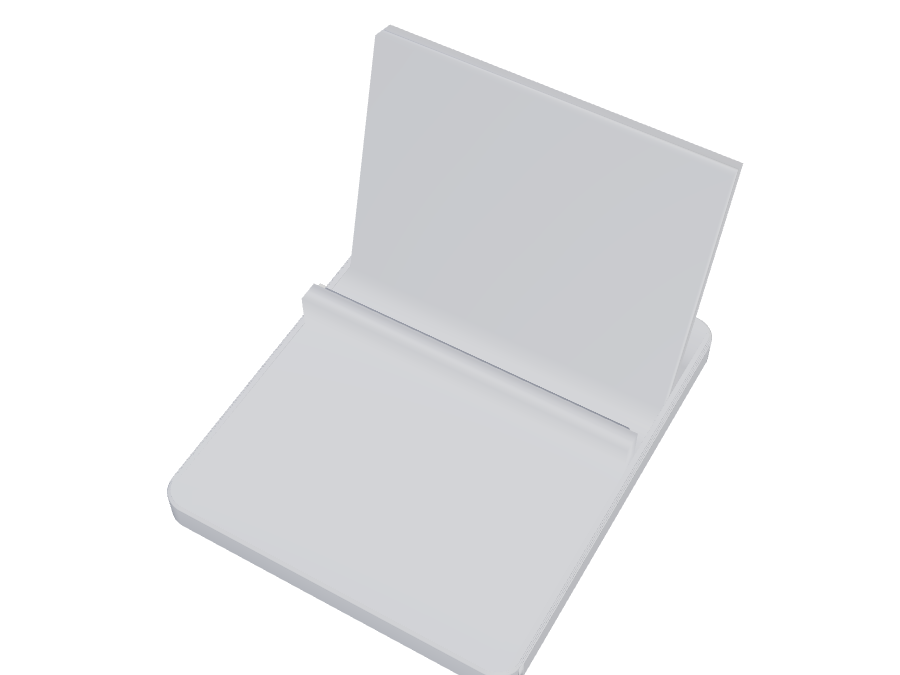 iPhone desk stand 3D model